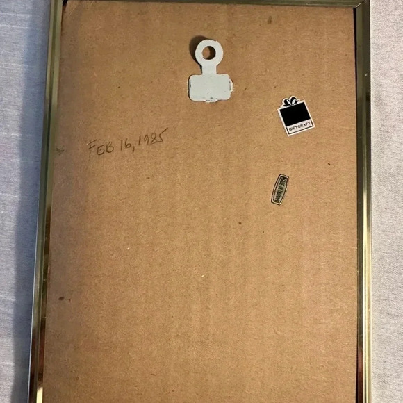 Vintage 70s Kids Childs Bedroom Prayer Picture/ Mirror Retro 8x10 - Picture 3 of 3